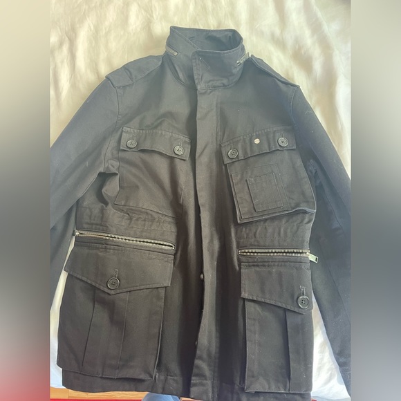 Zadig & Voltaire Denim/Utility Skull Jacket - Picture 7 of 7